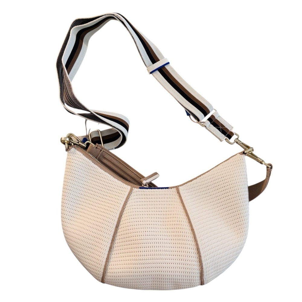 Rothy’s crescent Stylish Cream Shoulder Bag NEW